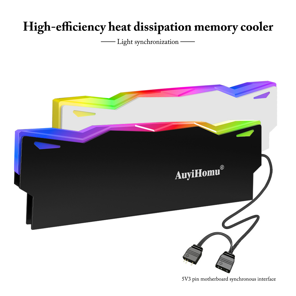 Ddr5 Ram - Dissipatore di Calore RGB AuyiHomu, Raffreddatore