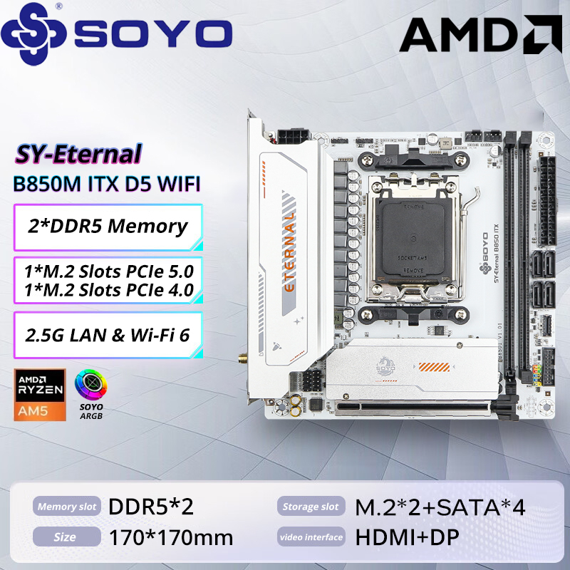 Scheda madre SOYO B850M ARGB W - Ddr5 Kit recensione e prezzo