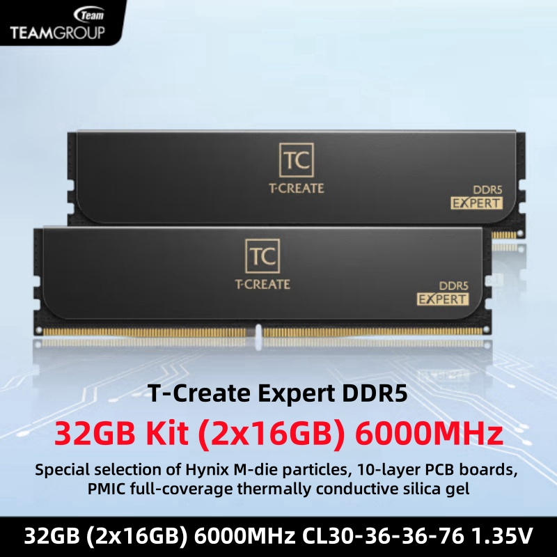 TEAMGROUP T-Create Expert CL30 - Ddr5 Ram recensione e prezzo